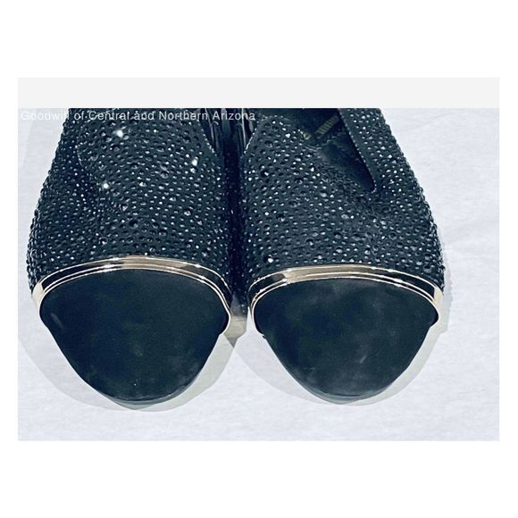 Louis Leeman Sz 44 Swarovski-Velvet Slip Ons - Picture 4 of 8